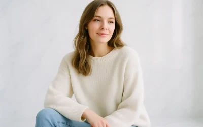 Comment porter le pull oversize sans paraître négligée ?