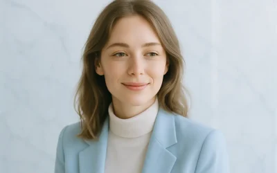 Comment adopter le t-shirt col roulé sous un blazer ?