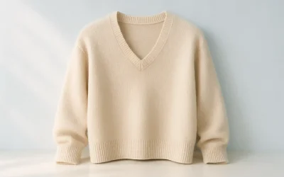 Comment bien porter le pull col V au printemps ?