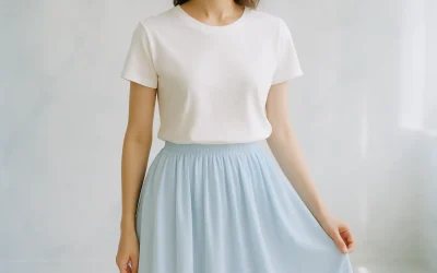 Comment styliser le t-shirt blanc au printemps ?