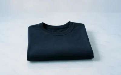 Comment porter un t-shirt noir épais en hiver ?