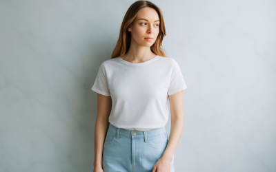 Comment styliser le t-shirt blanc au printemps ?