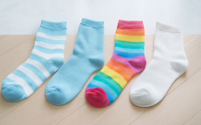 Peut-on porter des chaussettes colorées en hiver ?