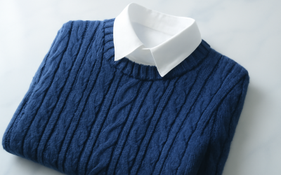 Comment porter la maille torsadée au bureau ?