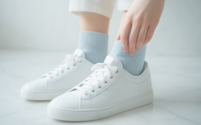 Pourquoi certaines chaussettes glissent dans les sneakers et comment y remédier ?
