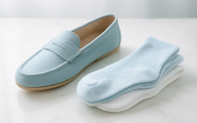 Quelles chaussettes porter avec des mocassins fermés en été ?