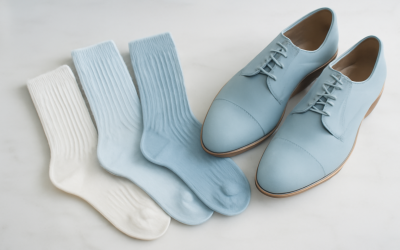 Ton neutre ou ton contrasté : quelle couleur de chaussettes pour le bureau ?
