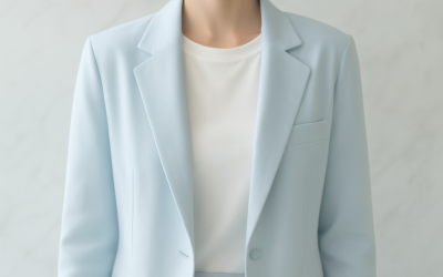Quels t-shirts porter sous une veste pour un rendu soigné ?