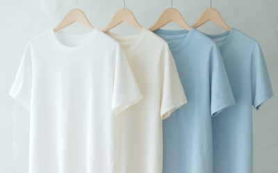 Quels tissus de t-shirt flattent un buste court ?