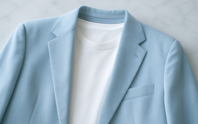 Quel t-shirt choisir pour un rendu net sous une veste ?
