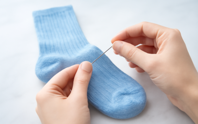 Quelles astuces prolongent la durée de vie des chaussettes au talon ?