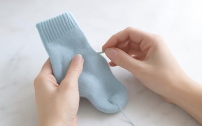 Comment prolonger la durée de vie des chaussettes au niveau du talon ?