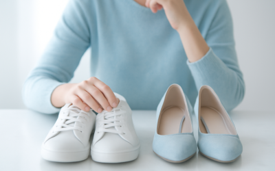 Baskets blanches ou derbies : laquelle privilégier pour un look bureau-casual ?