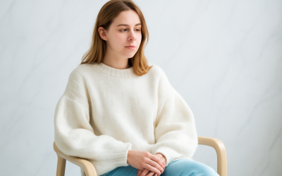 Comment porter un pull à manches volumineuses sans paraître encombrée ?