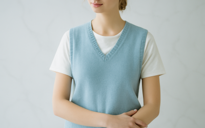 Peut-on porter un t-shirt manches courtes sous un gilet sans faute ?